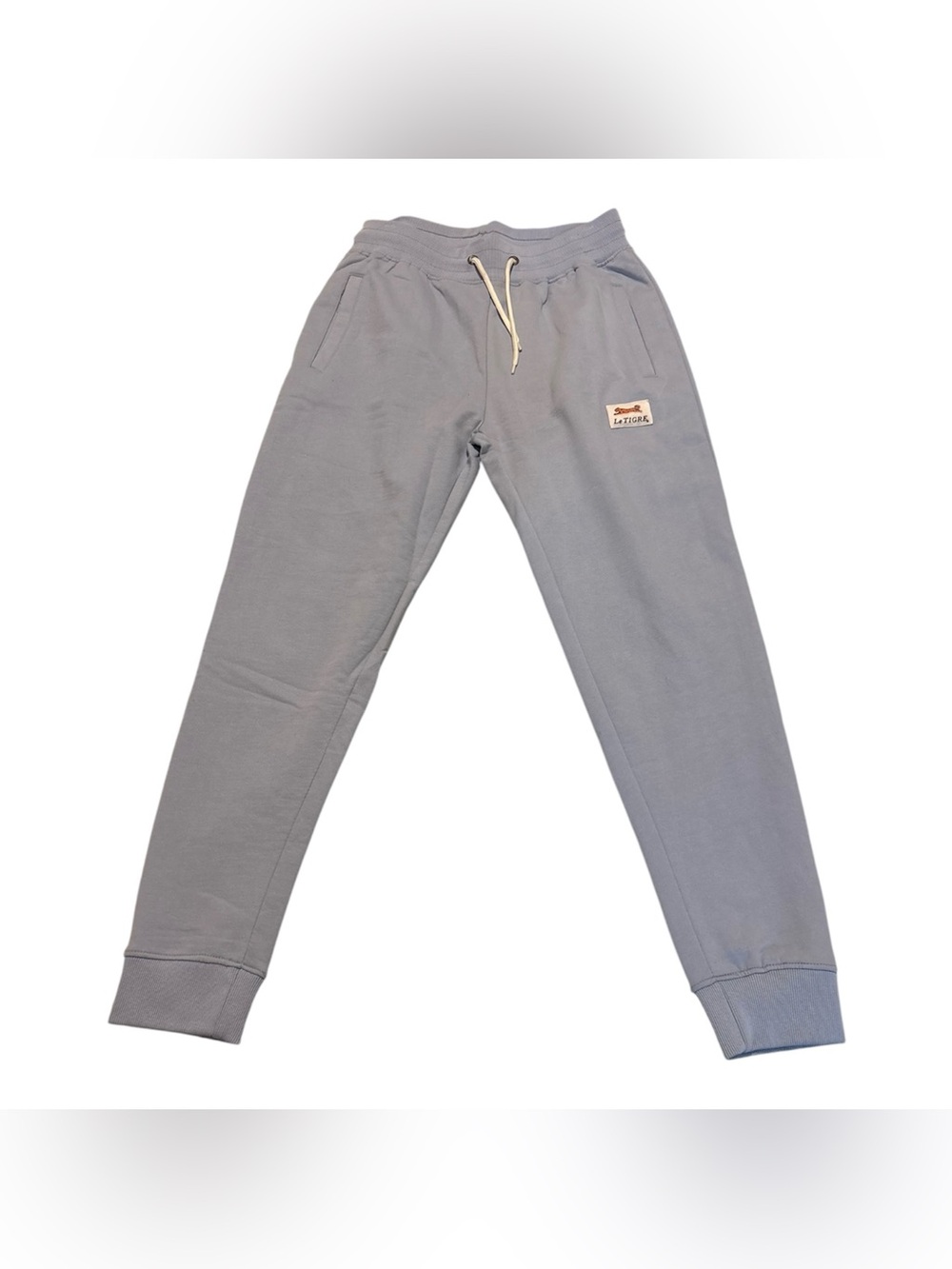 Le Tigre Men's Light Gray Jogger Sweatpants